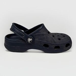 Crocs Juniors Size 2 J2 Classic Navy Blue Crocband Clog Shoes Water Friendly